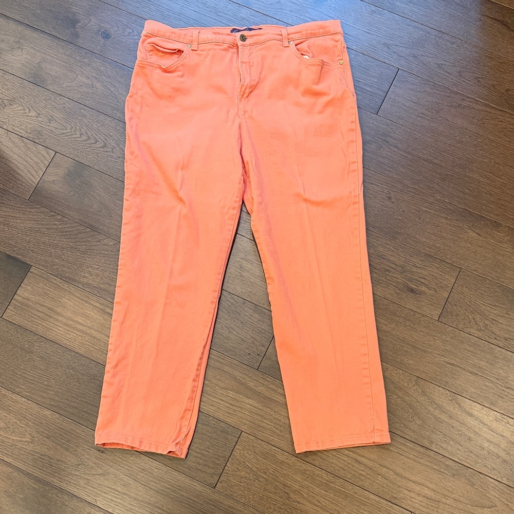 Gloria Vanderbilt Size 16P AmandaWomen's Coral Jeans C15-005